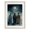 Stupell Industries Three Wise Men & North Star Framed Print Under Glass, design by Petal Prints Design